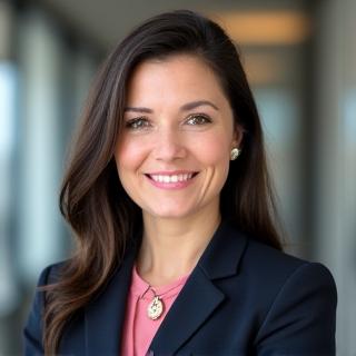 Professional headshot of Dr. Elena Vogel.